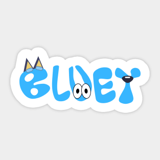 Blue Dad Sticker